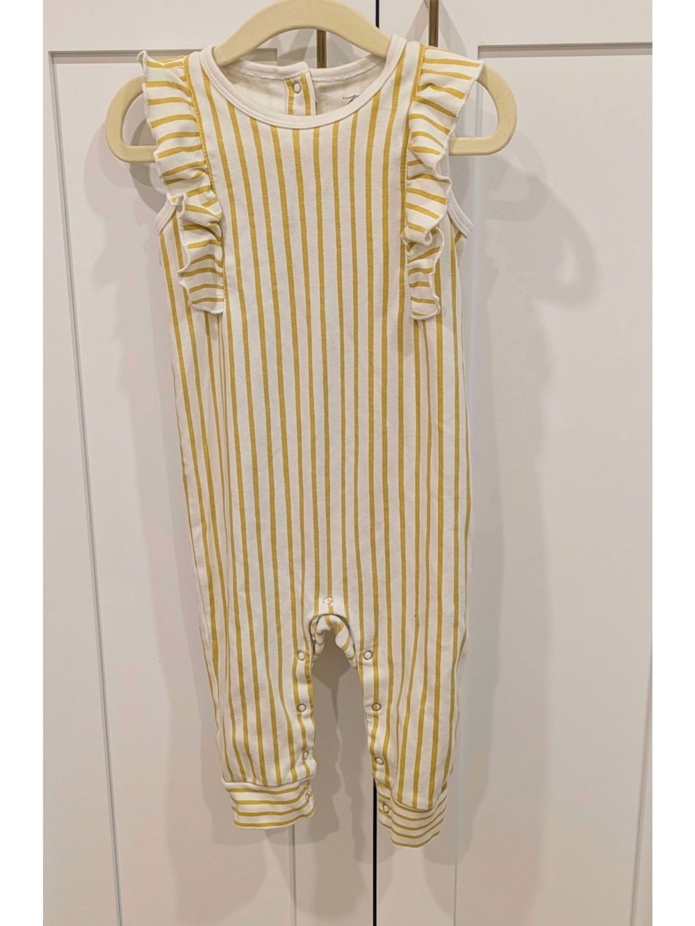Yellow Stripe Kids One-Piece Romper